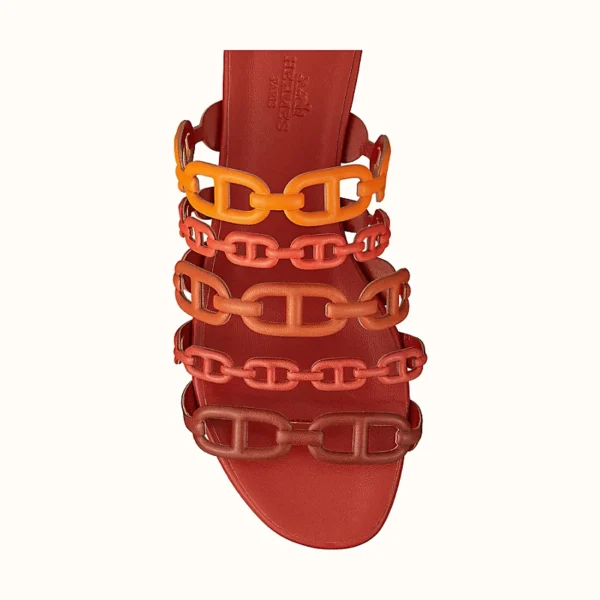 Hermes Thalassa Sandal Multicolore Terracotta - Image 2