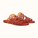 Hermes Thalassa Sandal Multicolore Terracotta