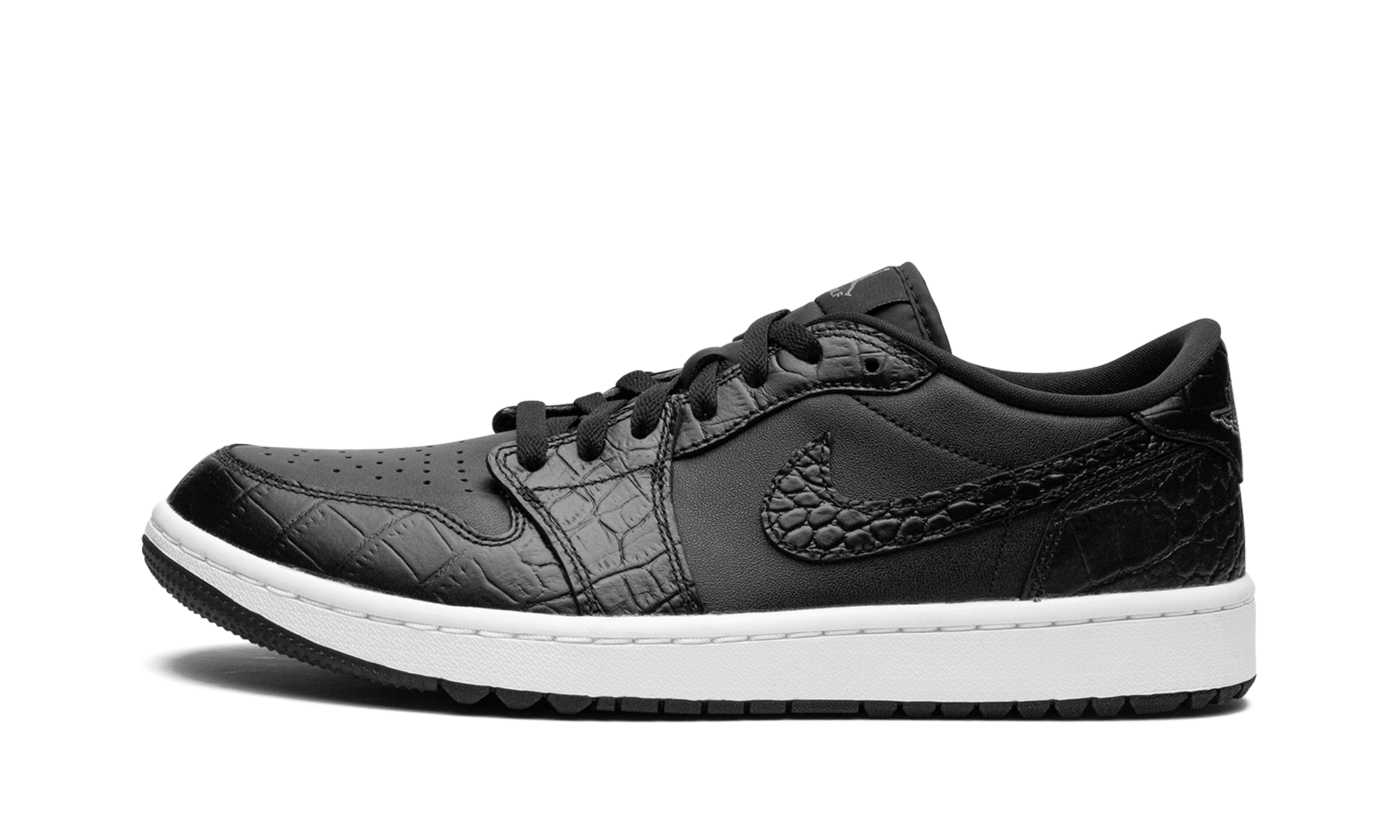Jordan 1 Golf Low "Black Croc"