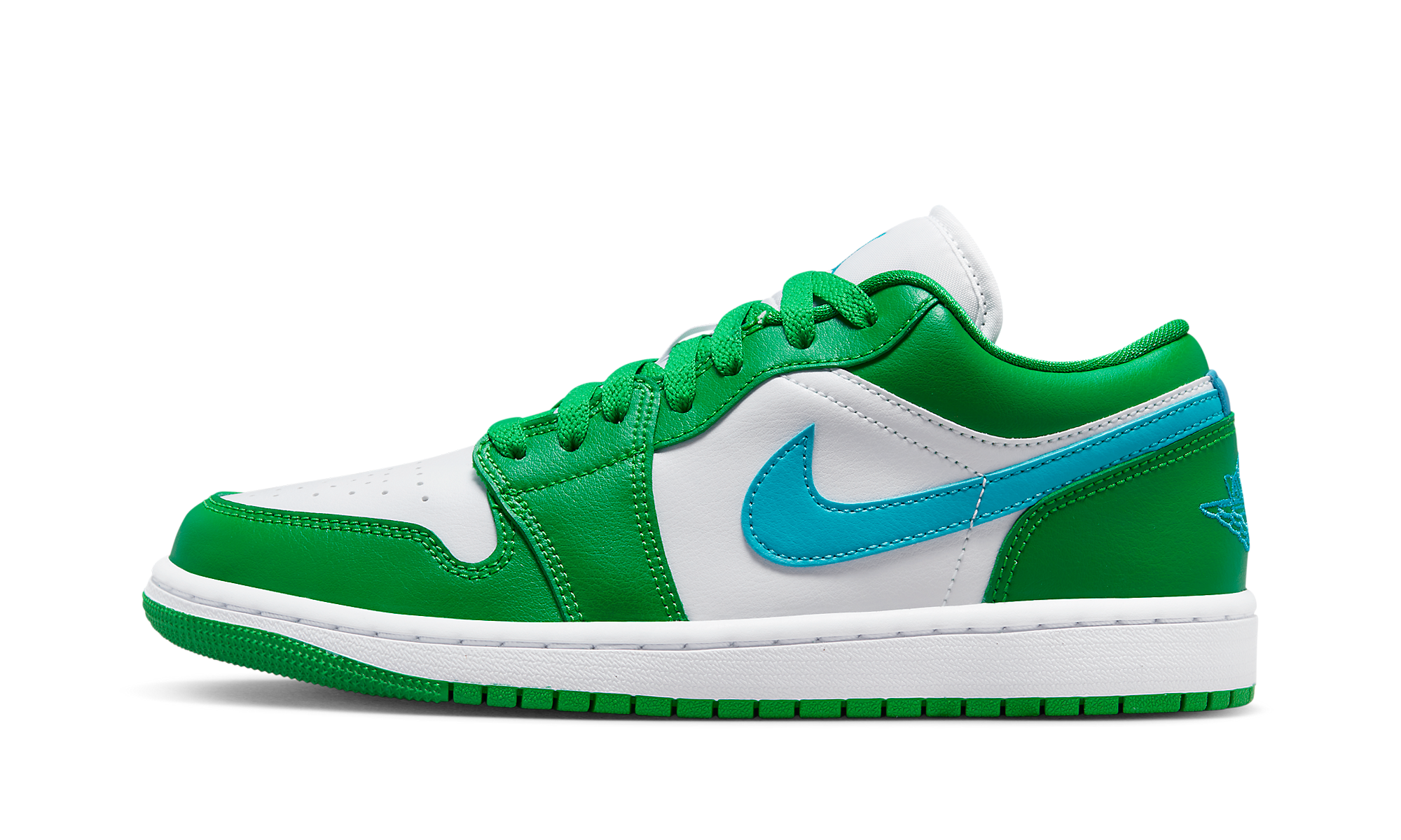 JORDAN 1 LO WMNS "Lucky Green / Aquatone"