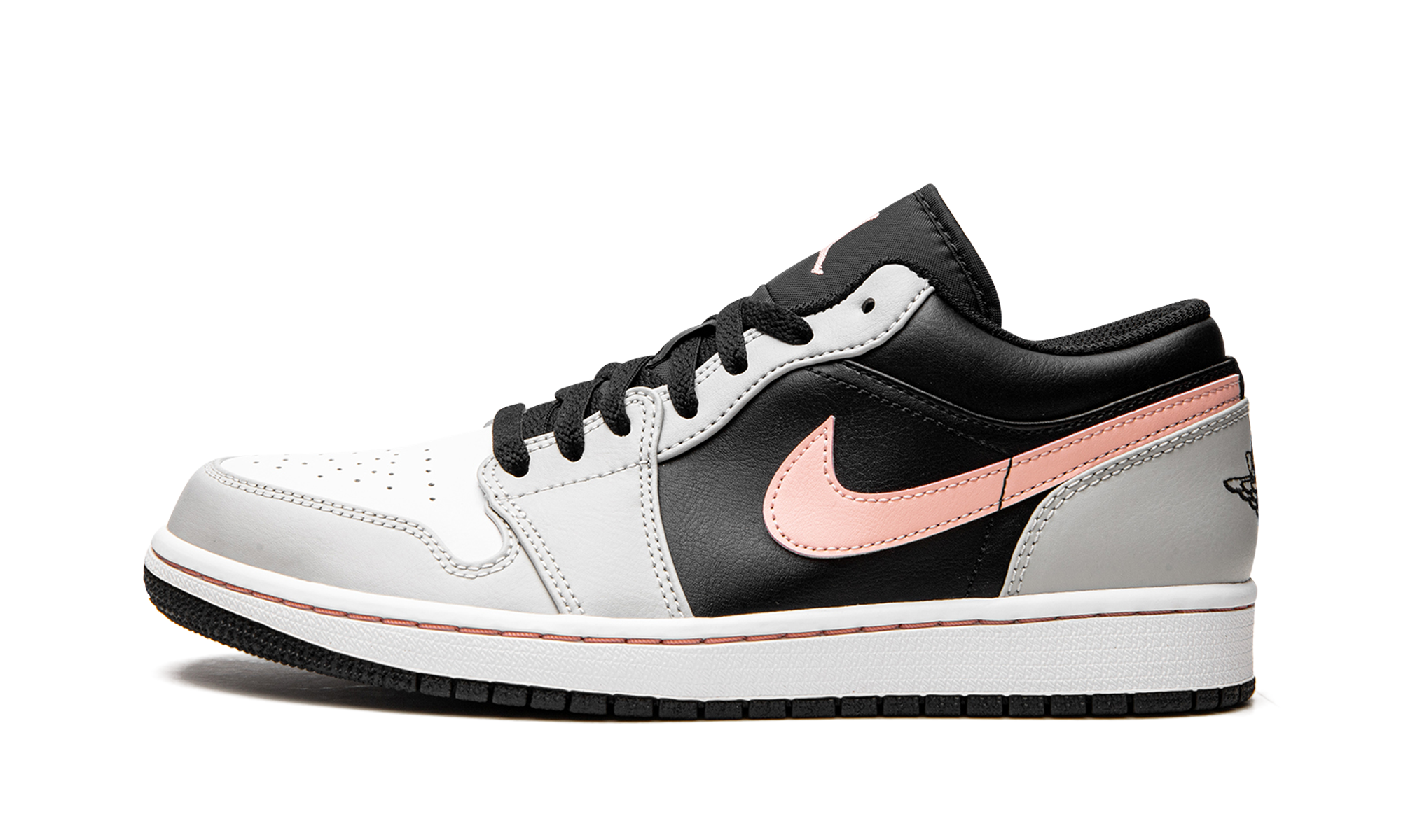 Jordan 1 Low "Black Grey Coral"