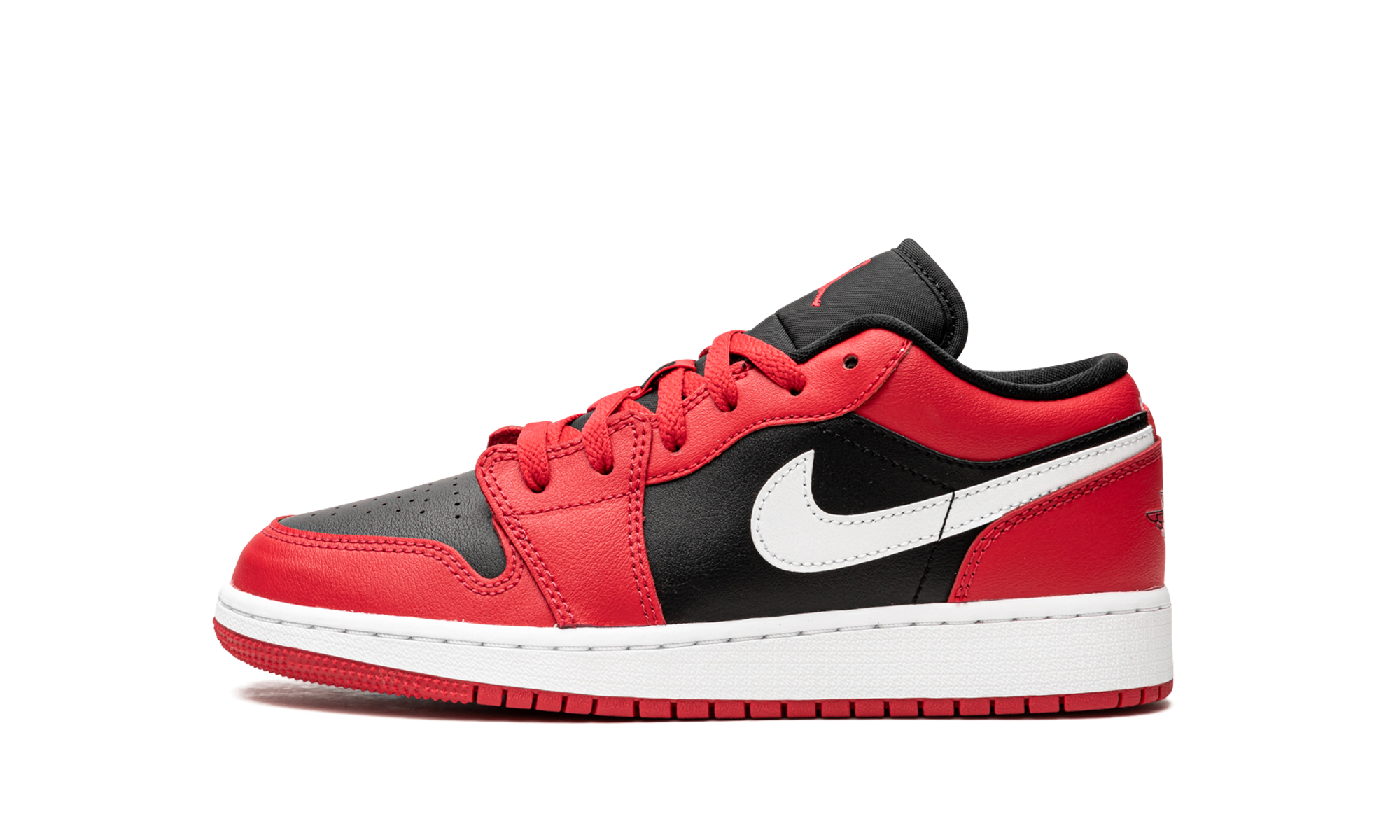 Jordan 1 Low GS "Black / Very Berry"