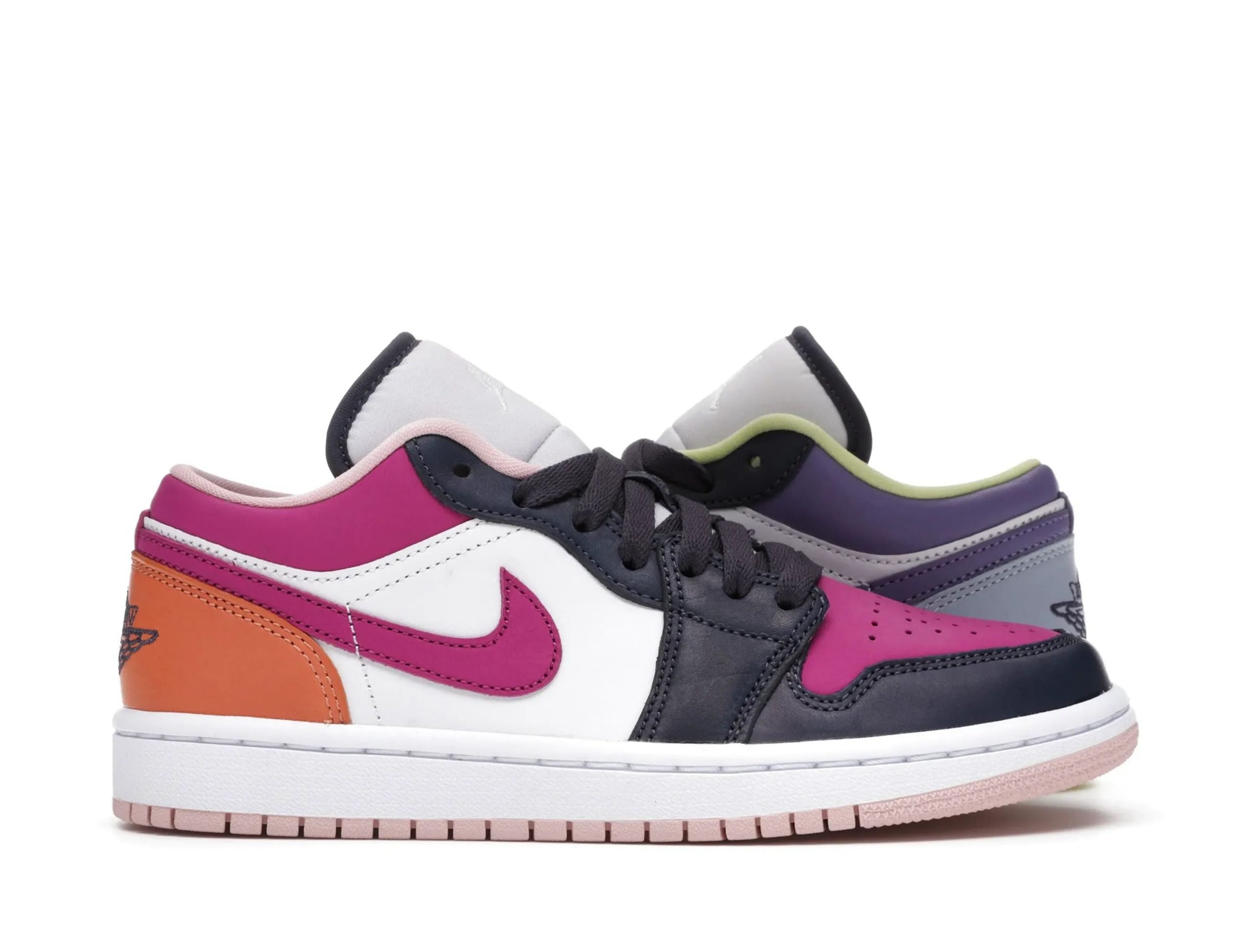 Jordan 1 Low Purple Magenta Shoes