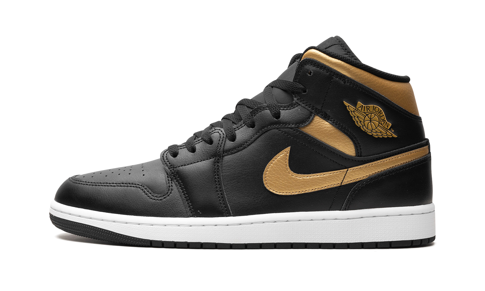 Jordan 1 Mid "Black"