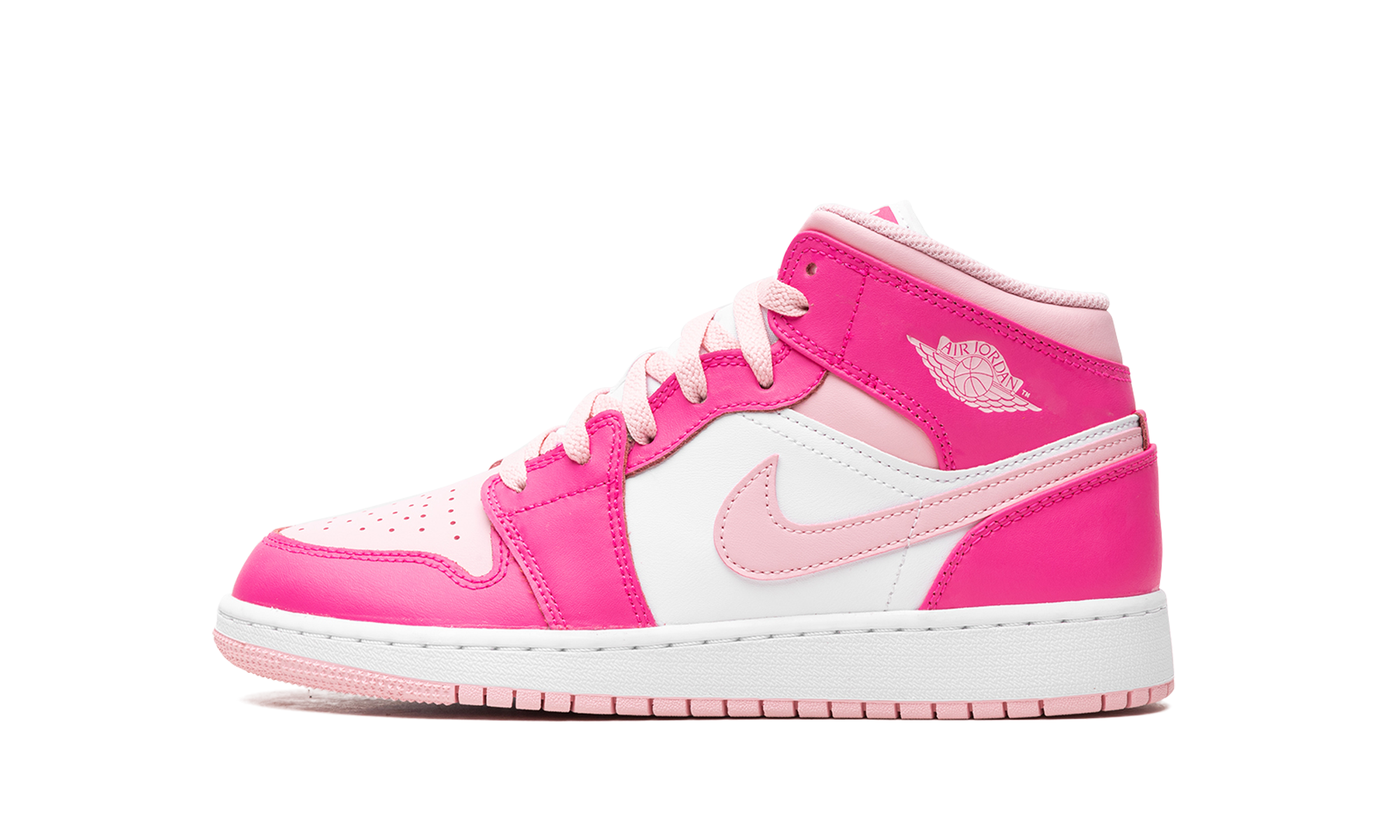 Jordan 1 Mid GS "Fierce Pink"