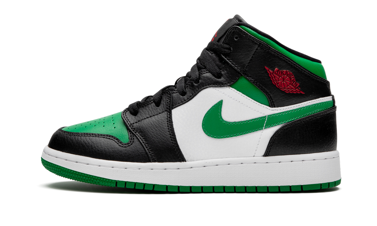Jordan 1 Mid GS "Green Toe"