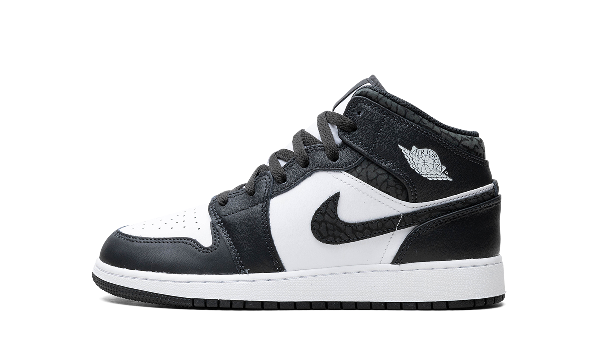 Jordan 1 Mid GS "Panda Elephant"