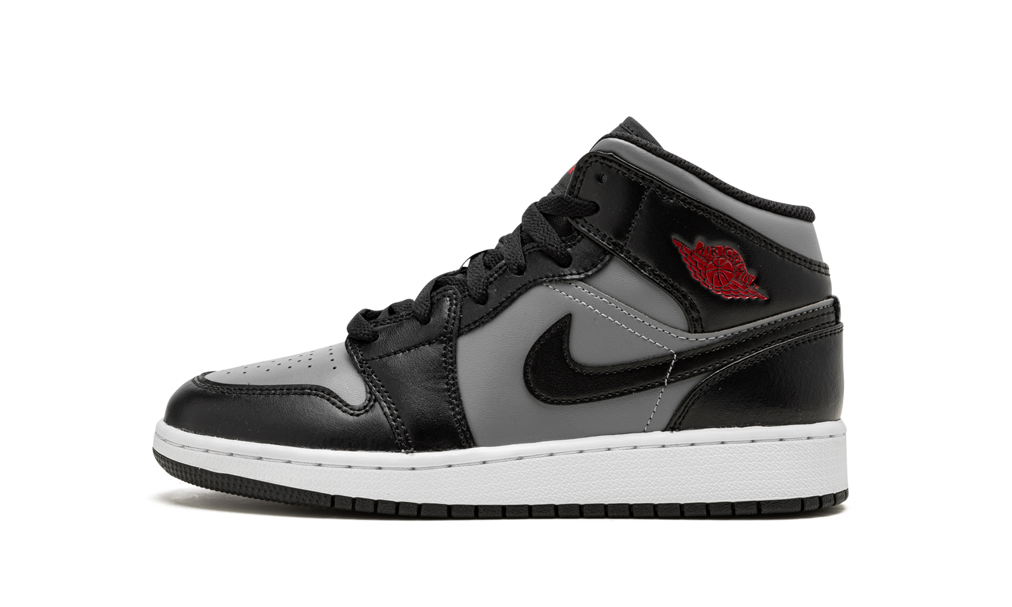 Jordan 1 Mid GS "Shadow / Red"