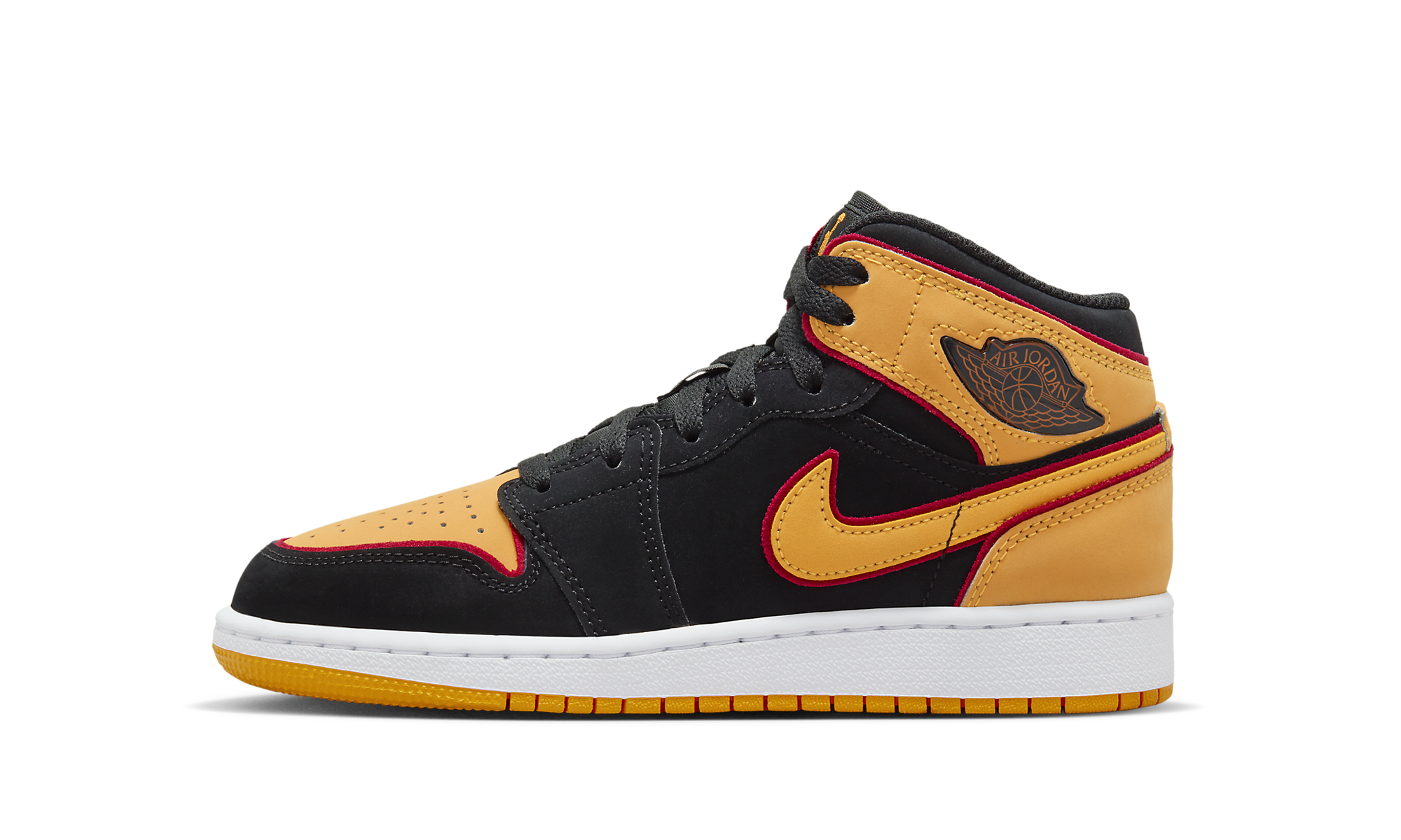 Jordan 1 Mid GS "Vivid Orange"