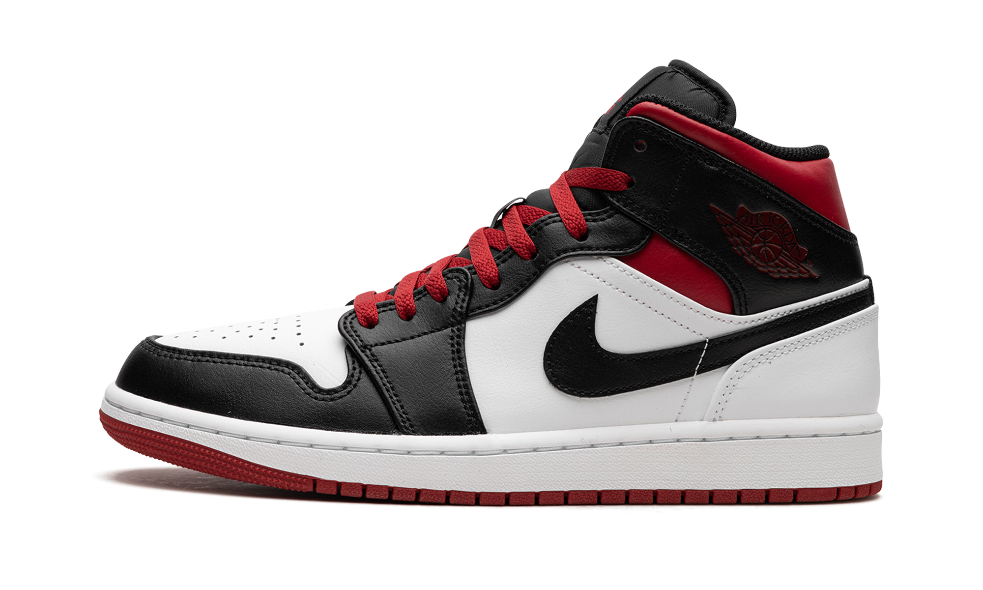 Jordan 1 Mid "Gym Red Black Toe"