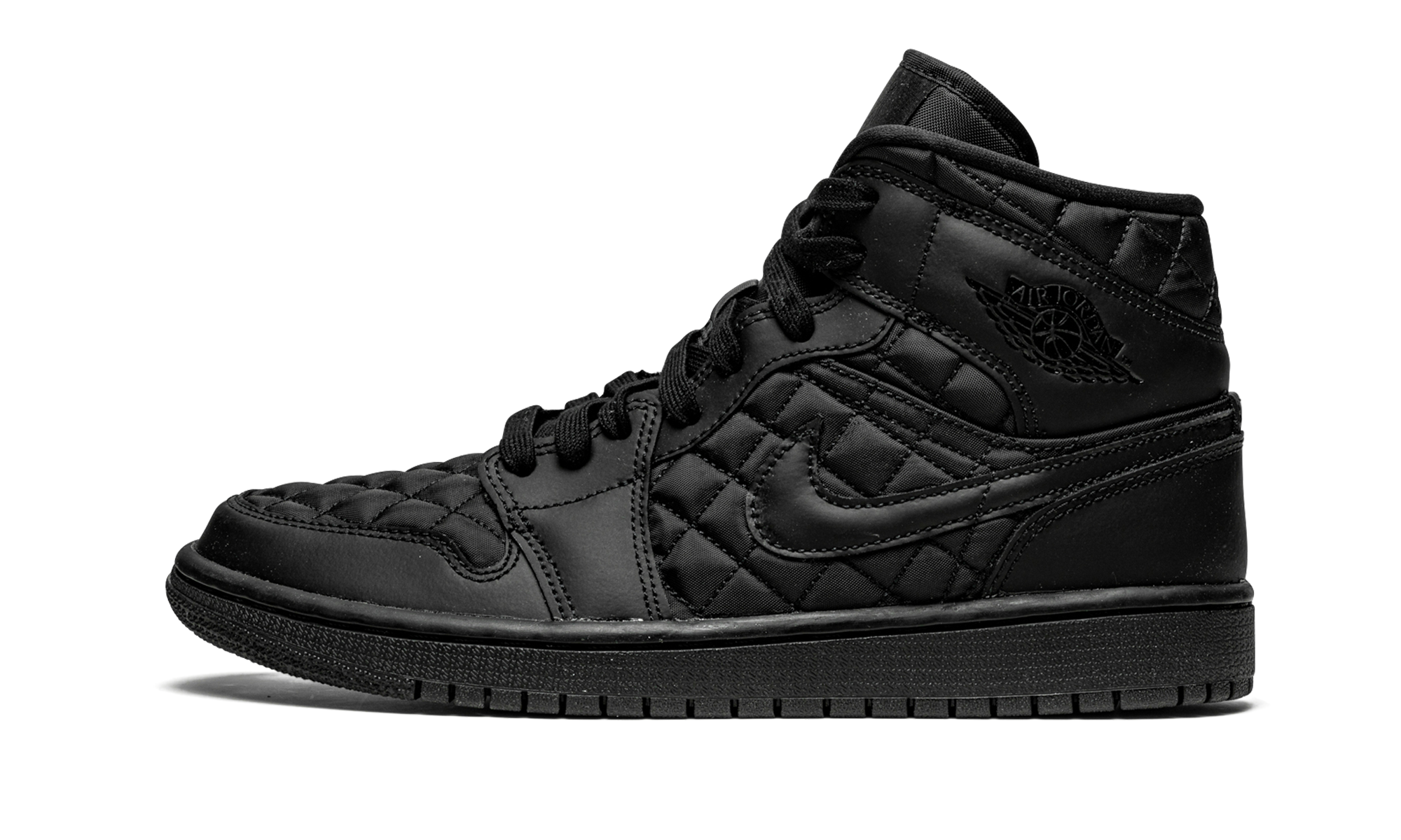 JORDAN 1 MID QUILTED WMNS "Black"