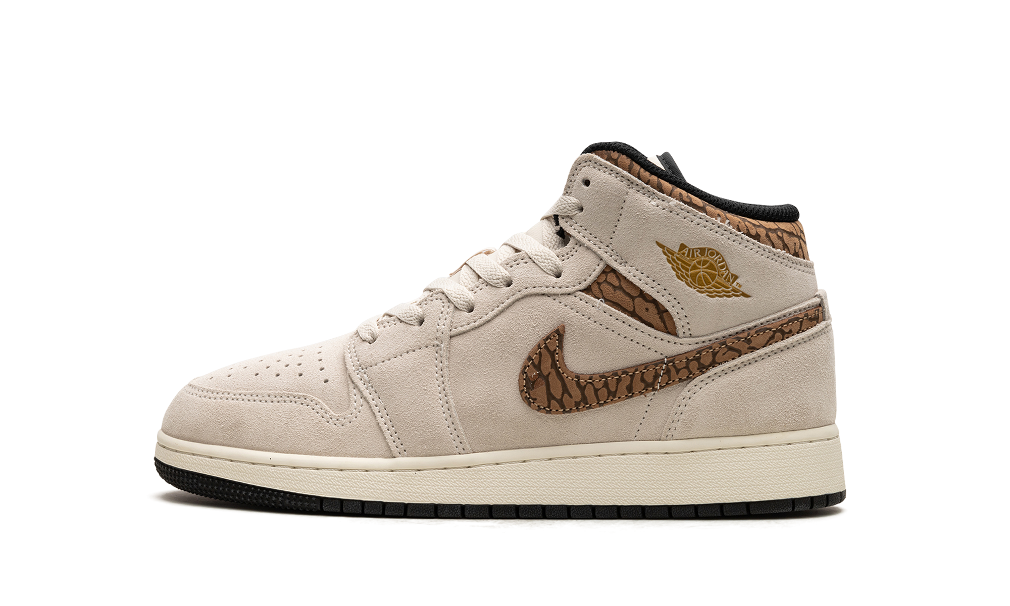 Jordan 1 Mid SE GS "Brown Elephant"
