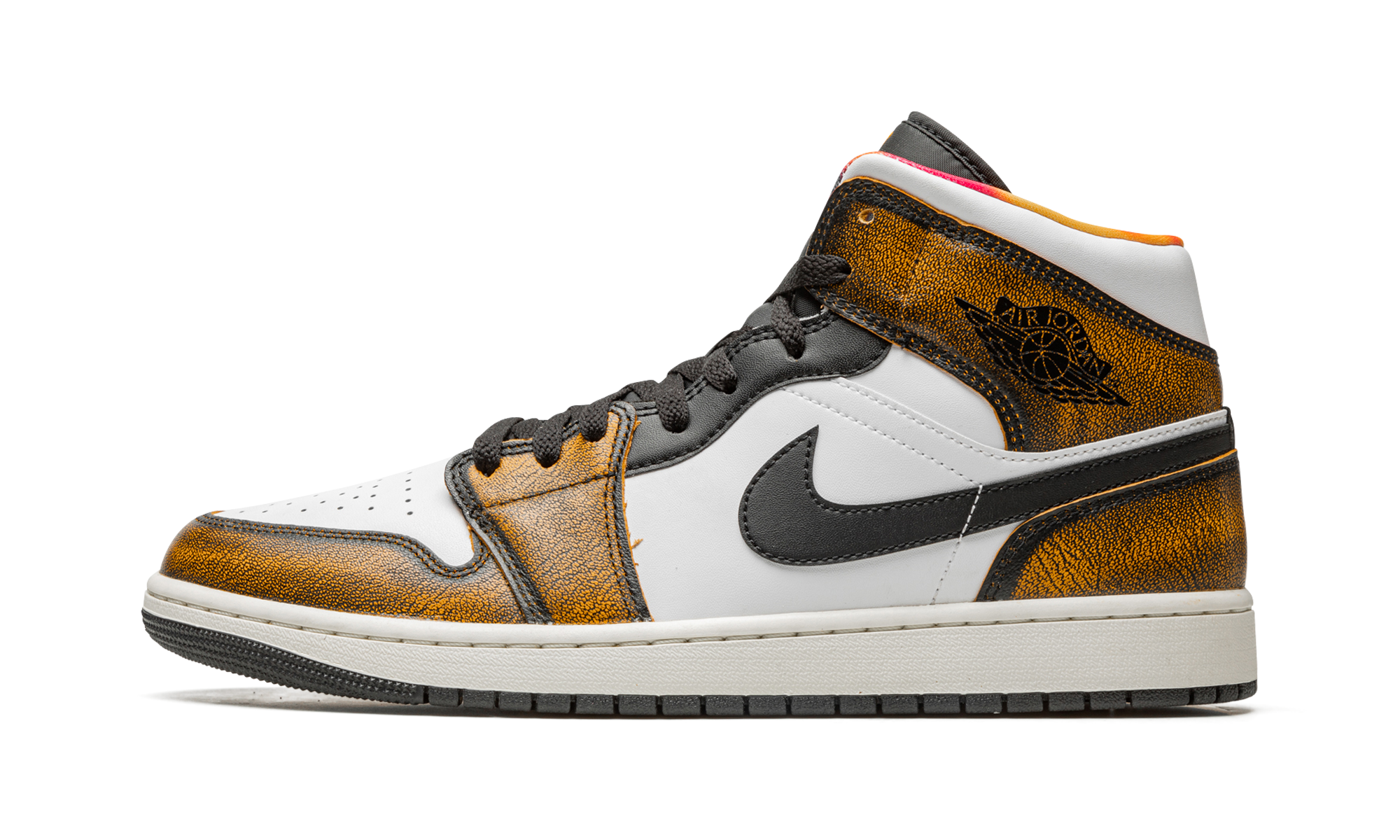 Jordan 1 Mid SE "Orange Wear Away"