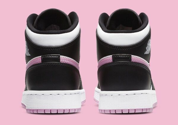 Jordan 1 Mid White Black Light Arctic Pink - Image 2