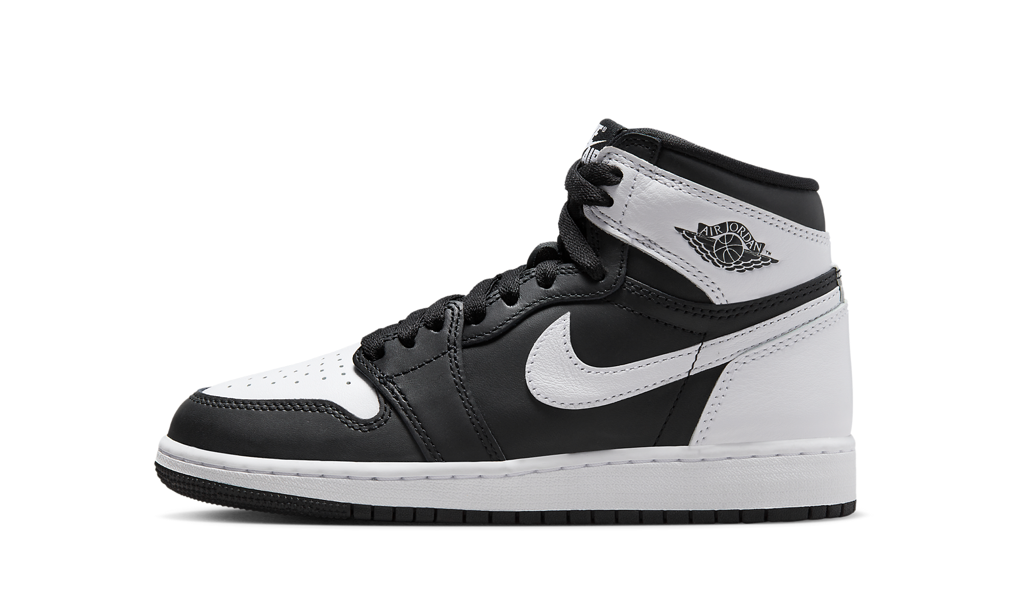 Jordan 1 Retro High OG GS "BLACK/WHITE/WHITE"