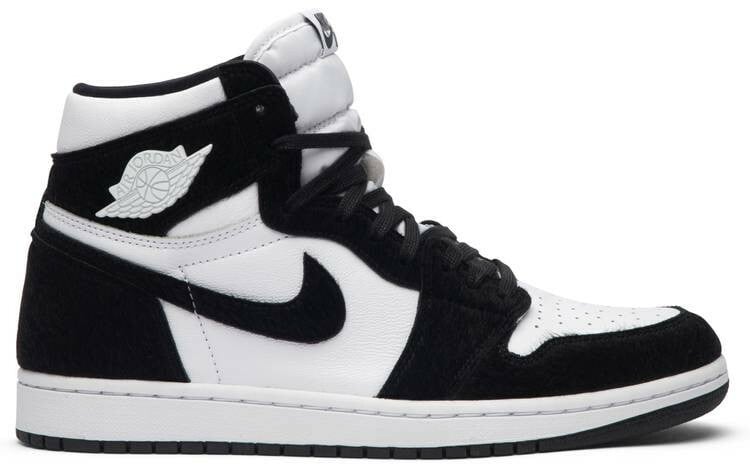 Jordan 1 Retro High OG Panda Black Metallic Gold White CD0461-007 Men size 7 - 11 US, Women 5.5 - 10 US