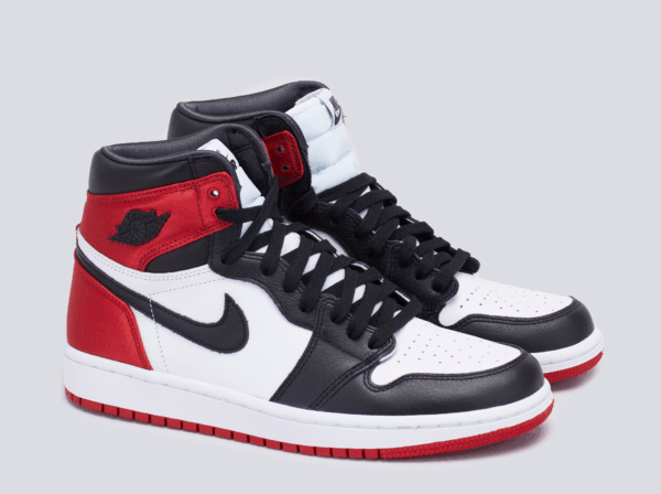 Jordan 1 Retro High Satin Black Toe - Image 5