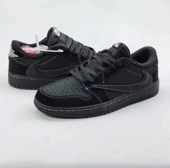 Jordan 1 Retro Low OG SP Travis Scott Black Phantom DM7866-001 Men Shoes