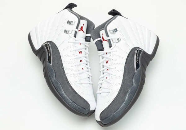 Jordan 12 Retro White Dark Grey - Image 2