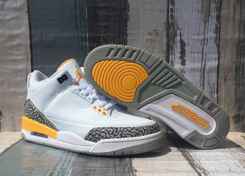Jordan 3 Retro Laser Orange Men's Size 7 - 12 US