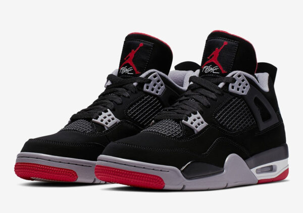 Jordan 4 Retro Bred (2019) (GS) - Image 3