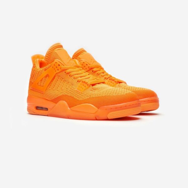 Jordan 4 Retro Flyknit Orange - Image 5