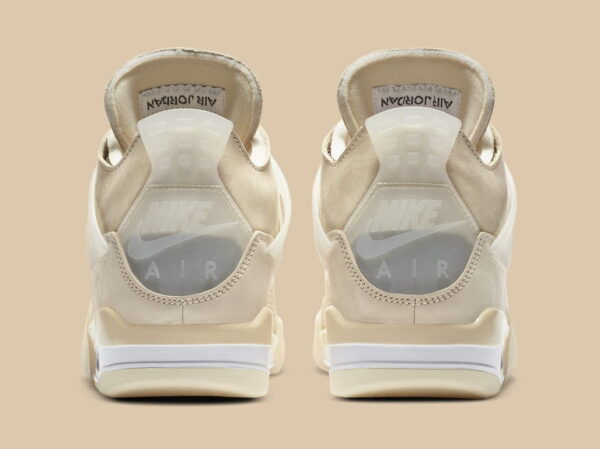 Jordan 4 Retro Off-White Sail (Women's) - Image 3