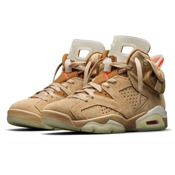 Jordan 6 Retro Travis Scott British Khaki - Image 4