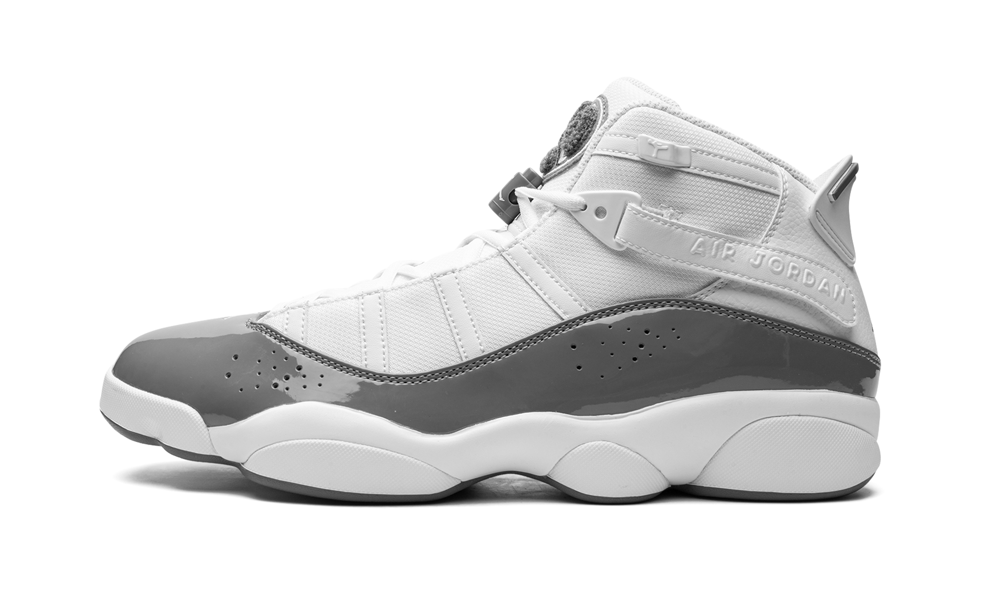 Jordan 6 rings "White / Cool Grey"