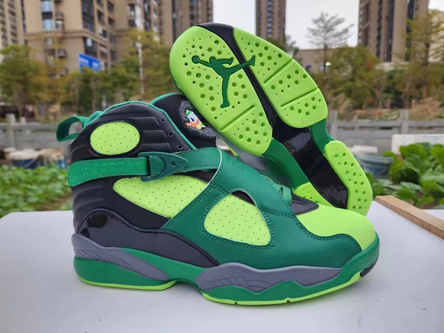 Jordan 8 University of Oregon Gorge Green PE EU 40 - EU 47