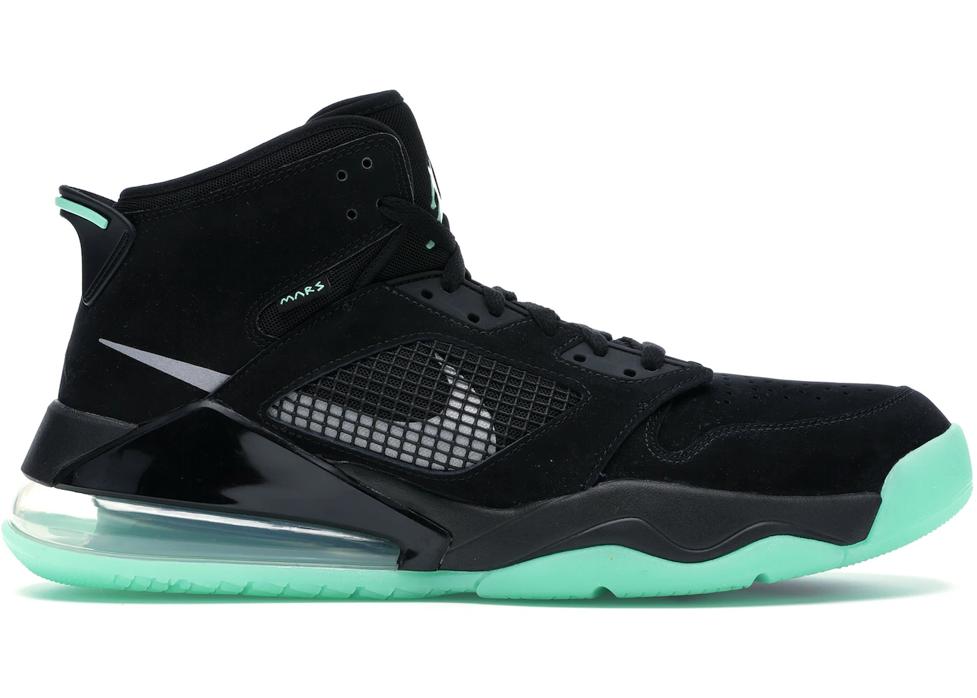 Jordan Mars 270 Black/Reflect Silver-Green Glow CD7070-003
