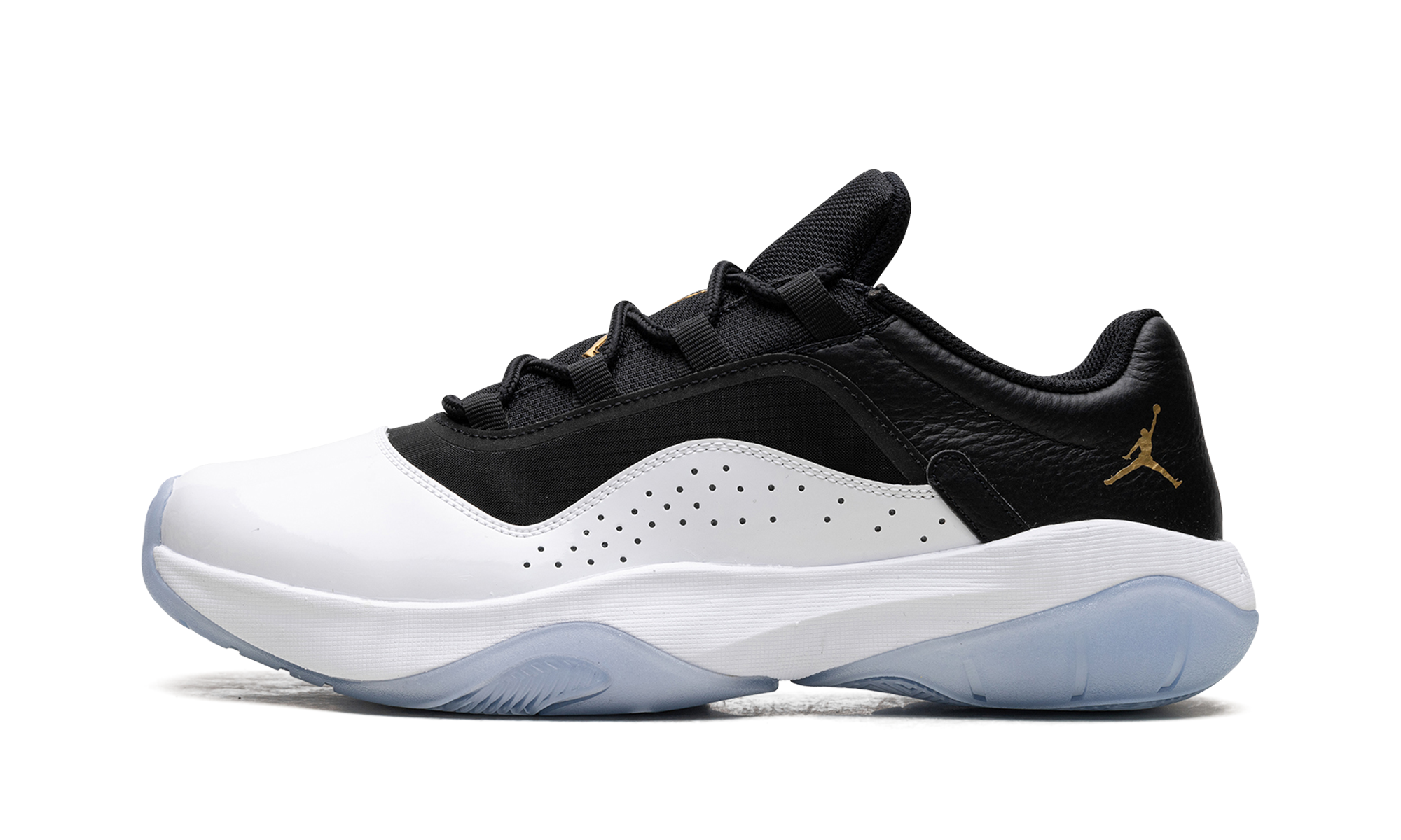 Jordan RETRO 11 CMFT LOW "BLACK WHITE GOLD"