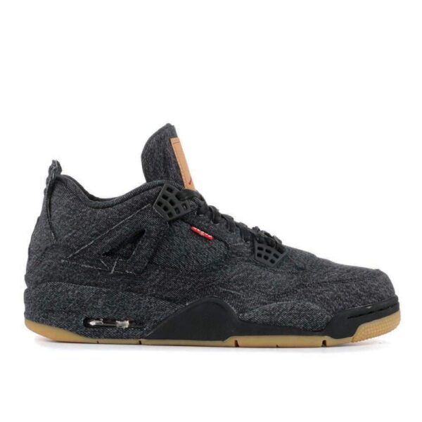 Levi's x Air Jordan 4 Retro 'Black Denim' Everlasting Sneaker