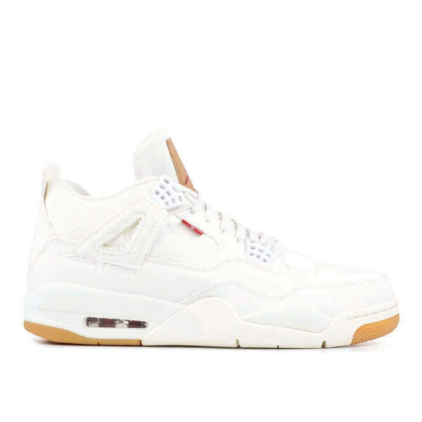 Levi's x Air Jordan 4 Retro 'White Denim' Unfading Sneaker