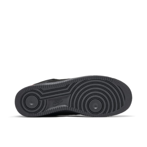 Nike Air Force 1 07 LV8 Reflective Swoosh Black Crimson - Image 3
