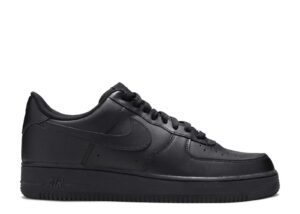 Nike Air Force 1 '07 'Triple Black' Revered Footwear