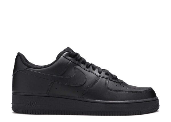 Nike Air Force 1 '07 'Triple Black' Revered Footwear