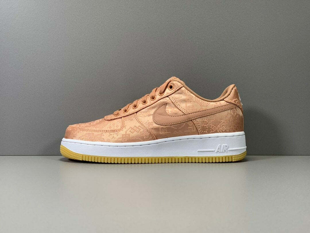 Nike Air Force 1 Low CLOT Rose Gold Silk CJ5290-600