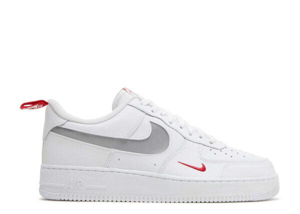 Nike Air Force 1 Low 'Cut Out Swoosh – White' Everlasting Sneaker