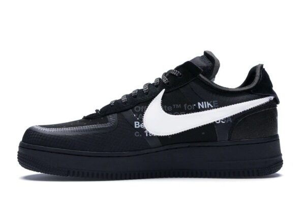 Nike Air Force 1 Low Off-White Black White - Image 3