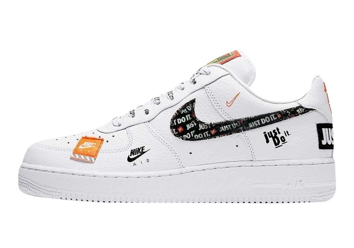 Nike Air Force 1 Low Premium Just Do It White Men's Size 7 - 12 US, Women's Size 5.5 - 10 US