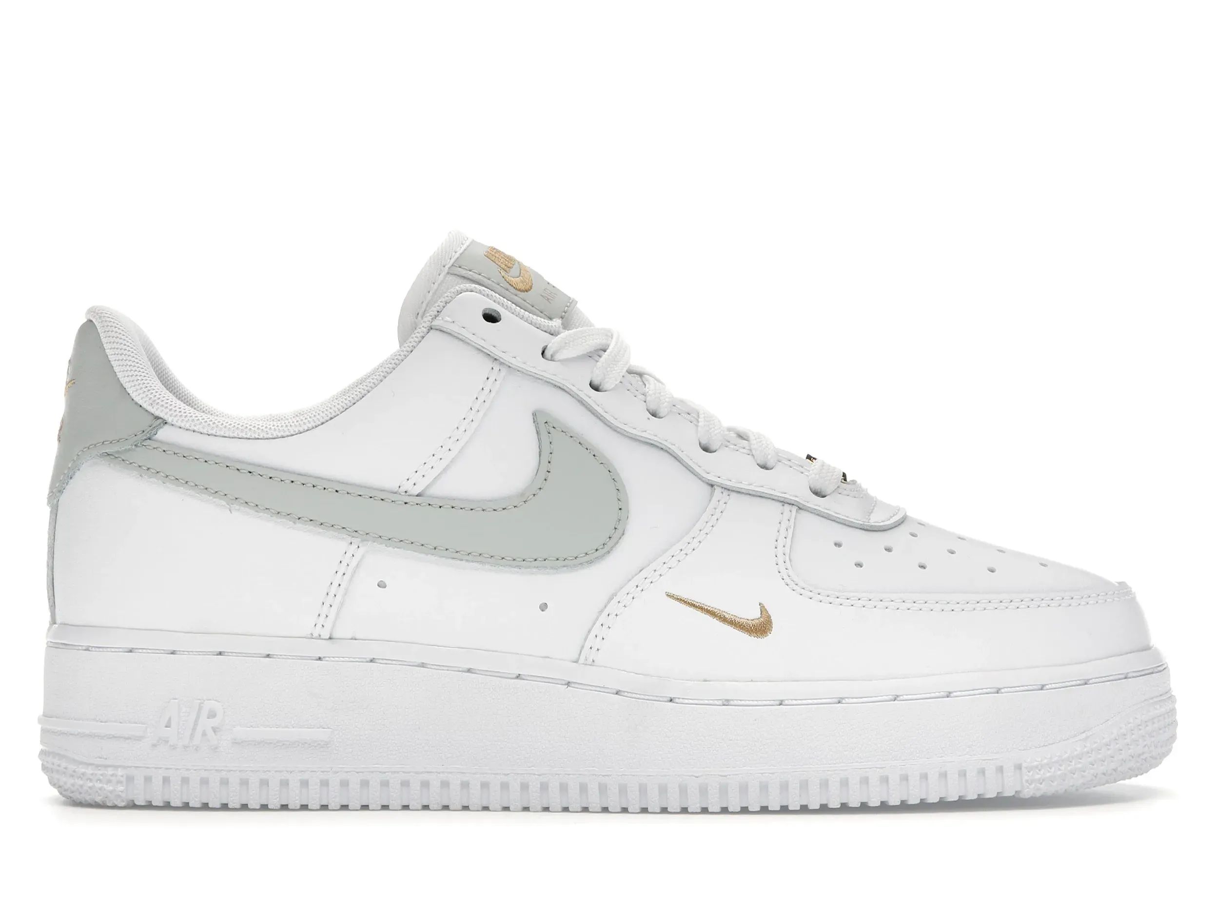 Nike Air Force 1 Low White Grey Gold Men Shoes