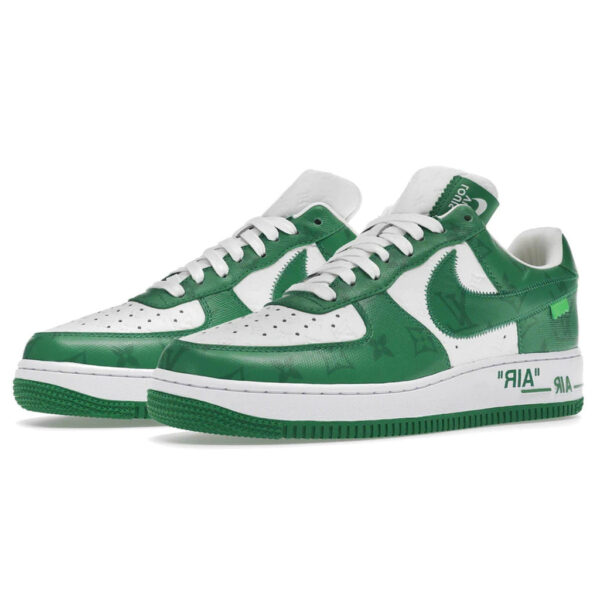 Nike Air Force 1 Low x Louis Vuitton By Virgil Abloh White Green - Image 3