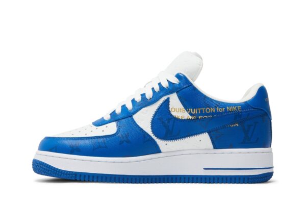 Nike Air Force 1 Low x Louis Vuitton By Virgil Abloh White Royal - Image 3