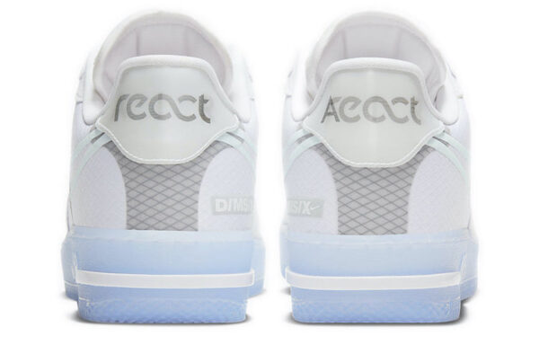 Nike Air Force 1 React White Ice Sole - Image 5
