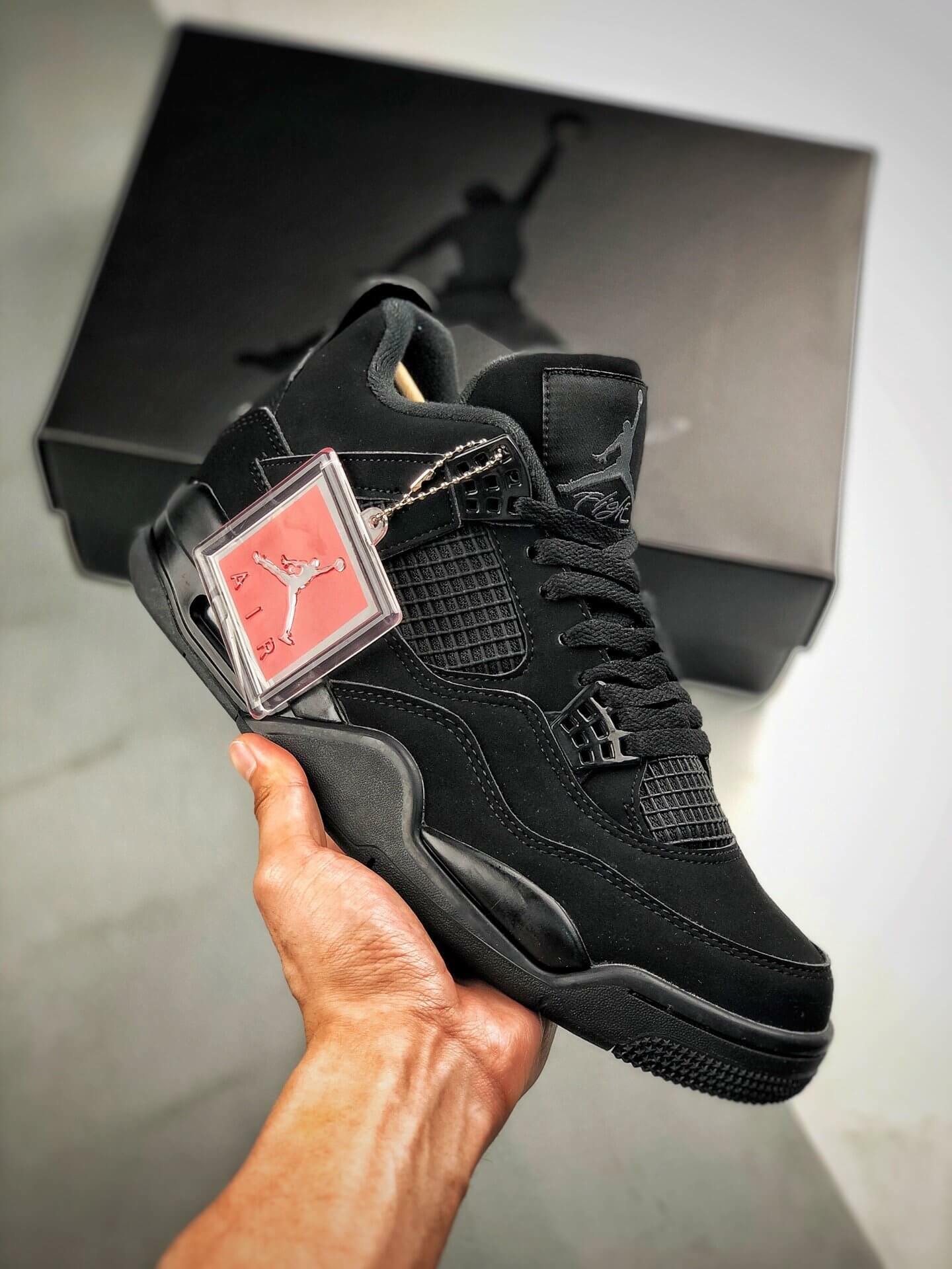 Nike Air Jordan 4 Black Cat Cu1110-010 Men Size 6.5 - 11 Us