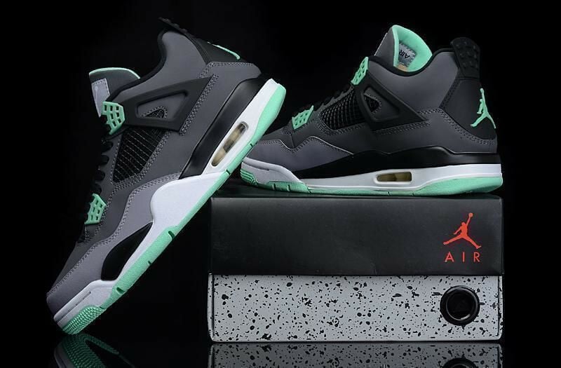 Nike Air Jordan 4 Retro Green Glow 308497-033 Men size 7 - 11 US