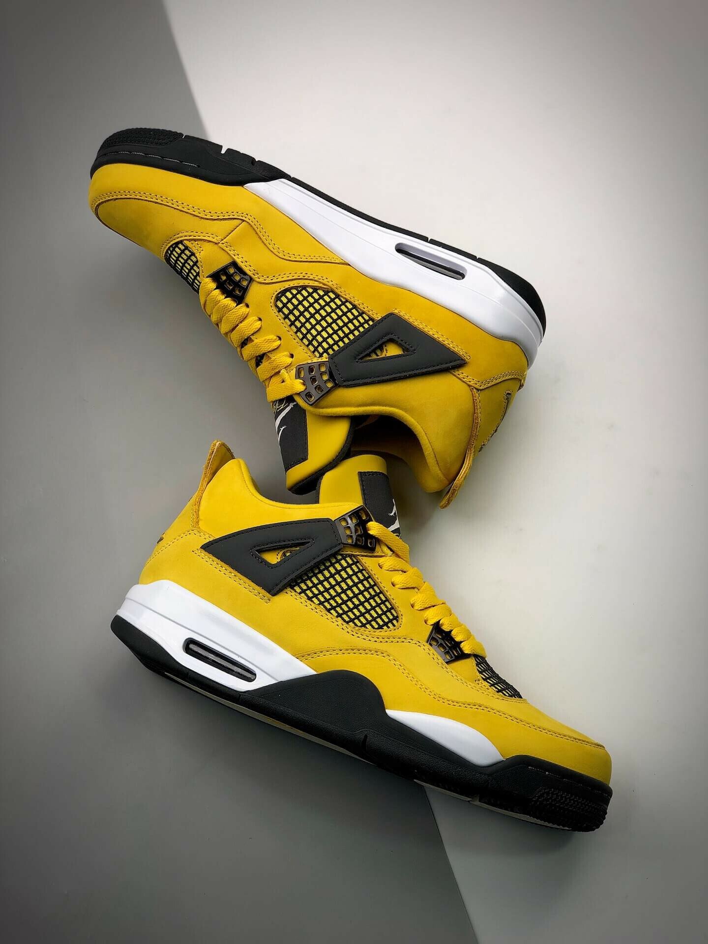 Nike Air Jordan 4 Retro Lightning 314254-702 Men Size 7  u2013 11 Us