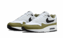 Nike Air Max 1 White Black Medium Olive