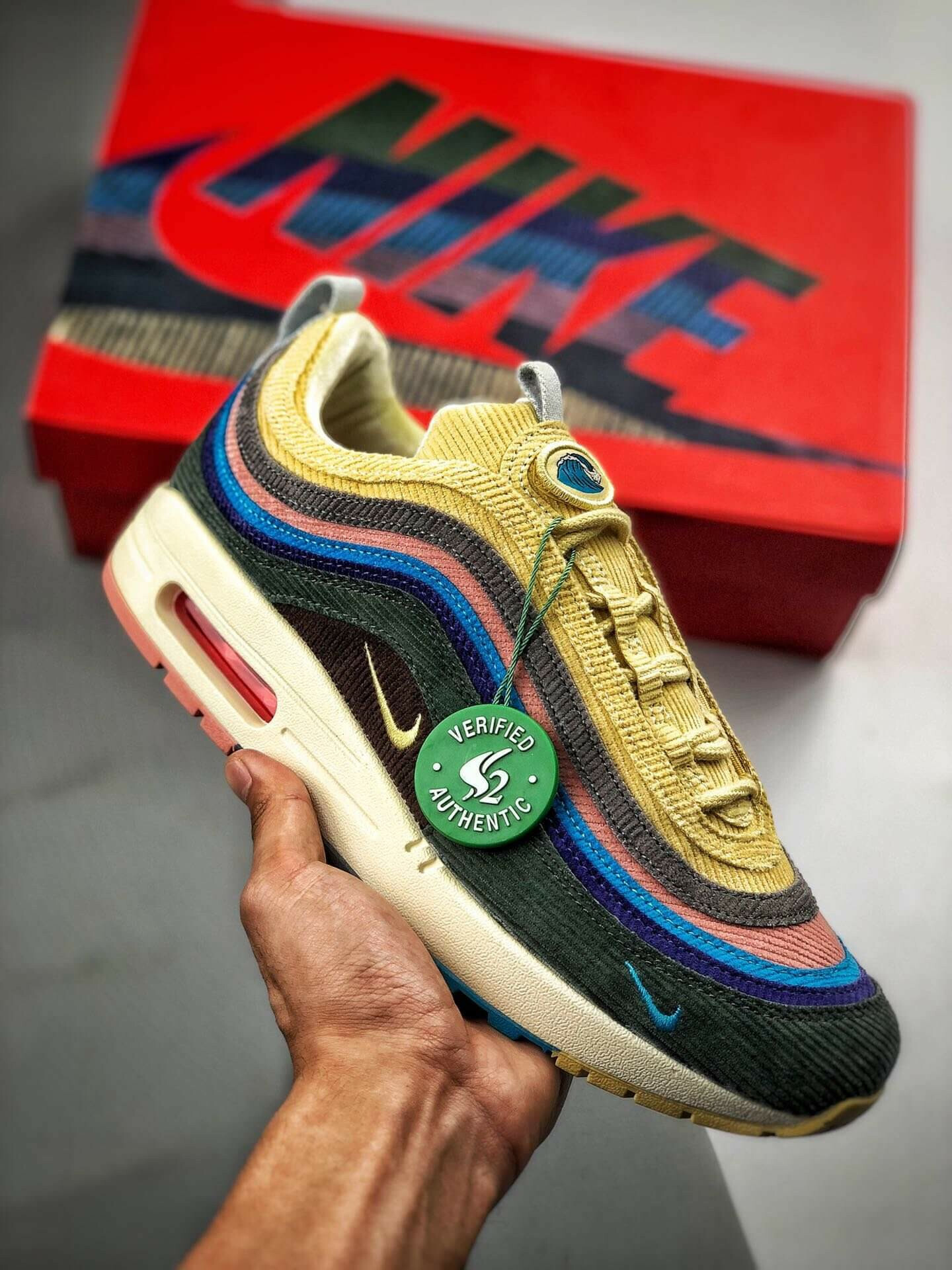 Nike Air Max 1/97 Vf Sw "sean Wotherspoon" - AJ4219-400 Men Size 6.5 - 11 Us